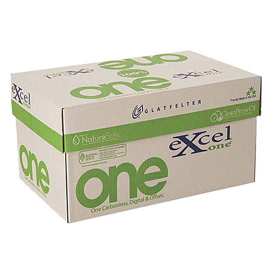 Glatfelter eXcel one® 60371 Heavyweight Carbonless Paper 5-Part Reverse Pre-Collated 8.5x11 in. 500 Sheets/100 Sets