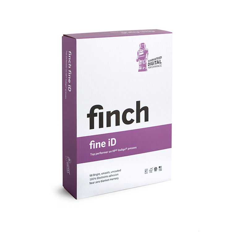 Finch® Opaque Bright White 65# Smooth Cover 23x35 in. 750 Sheets per Carton