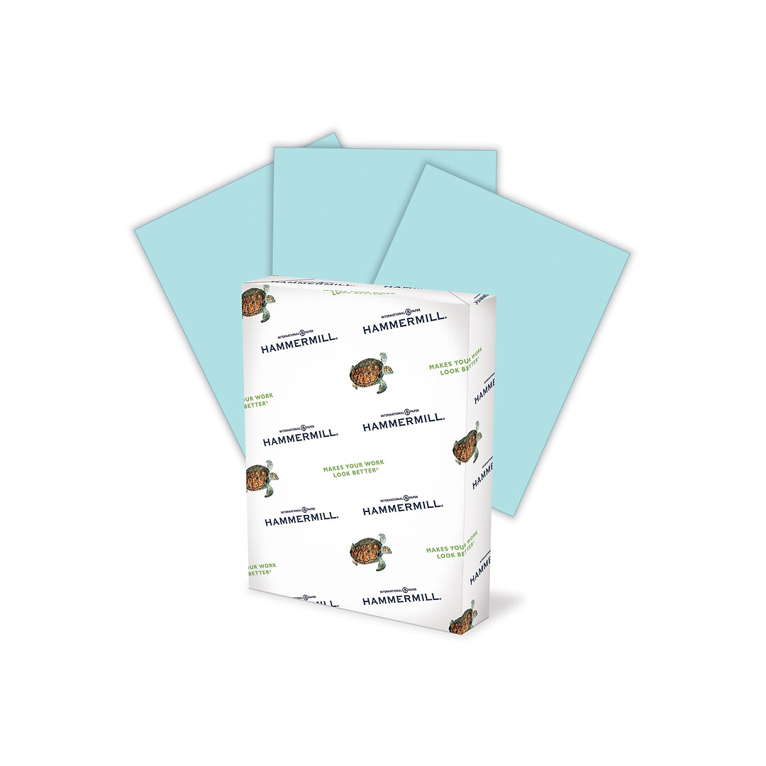 IP Hammermill® Fore MP Blue 20 lb. Bond Paper 8.5x11 in. 500 Sheets per Ream