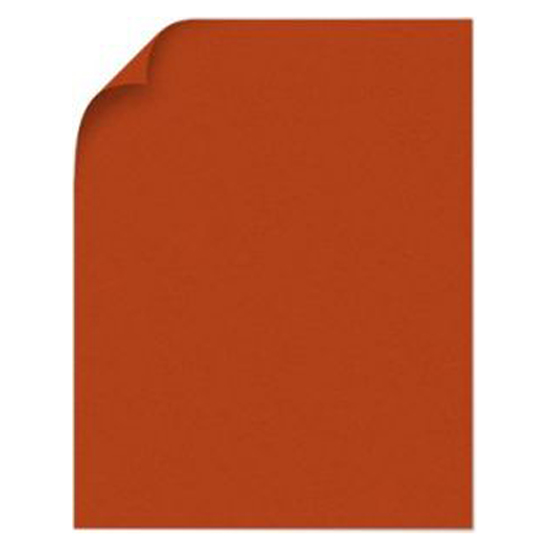 French Paper Co. Orange Rust Vellum 90 lb. Uncoated Cover 23x35 in. 500 Sheets per Carton
