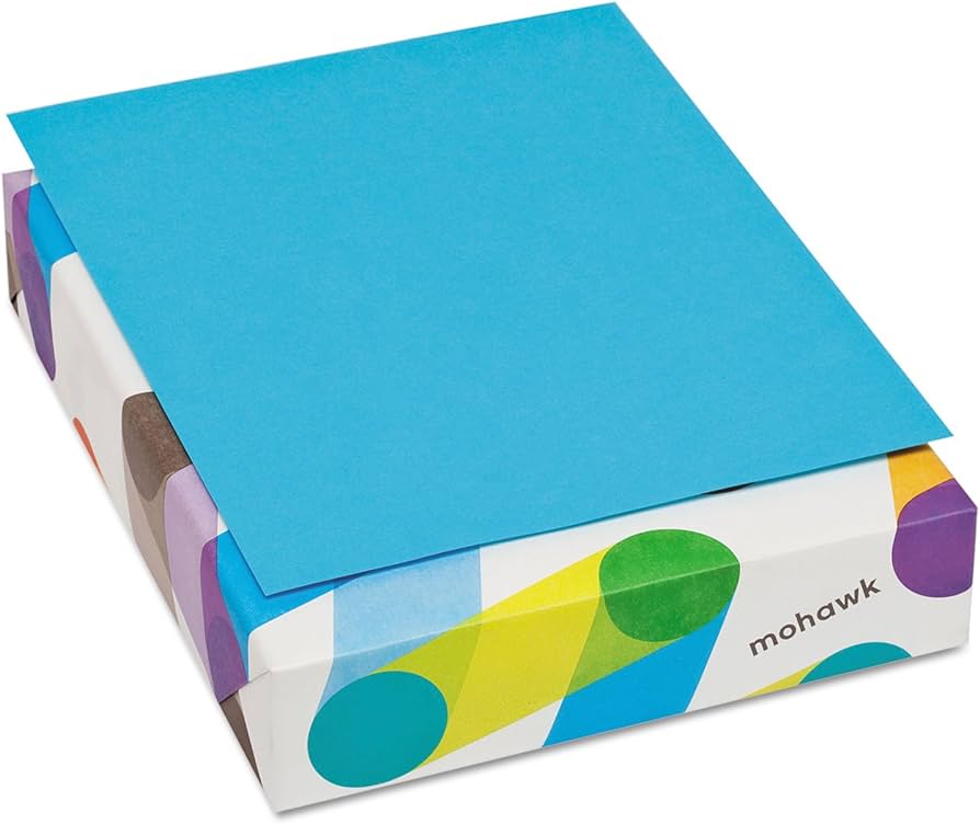 Mohawk Paper® BriteHue® Blue 65 lb. Vellum Cover 11x17 in. 250 Sheets per Ream