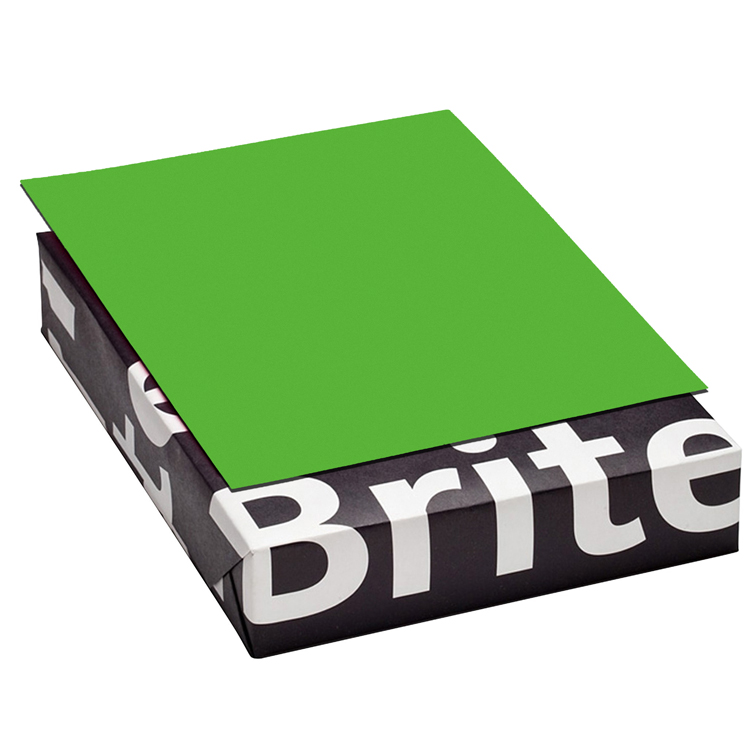 Mohawk BriteHue® Lime Green Vellum 80 lb. Text 102M 23x35 30% Recycled 1500 Sheets - Need less than a full carton? Let us know.