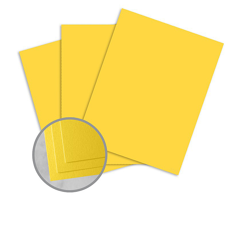 Mohawk® Carnival® Yellow Vellum 70 lb. Text Recycled Paper 25x38 in. 1000 Sheets