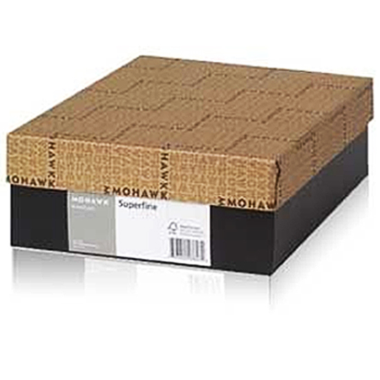 Mohawk® Superfine Ultrawhite Smooth 24 lb. Writing No. 10 Square Flap Peel-n-Seal Envelopes 500 per Box