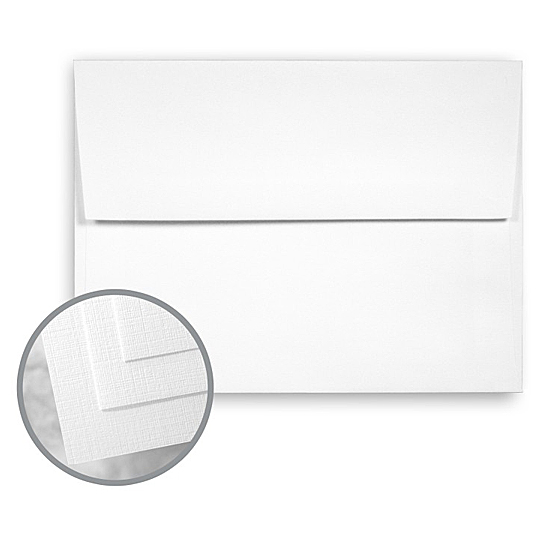 Wausau Paper® Royal Linen Brilliant White 70 lb. A-7 Envelopes 250 per Box