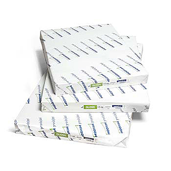 BURGO® Chorusart Digital White 130# Gloss Coated Cover 18x12 in. 200 Sheets per Ream