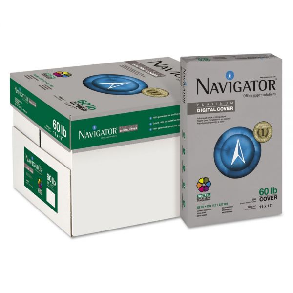 Navigator® Platinum Digital Cover White 60 lb. 12x18 in. 250 Sheets per Ream