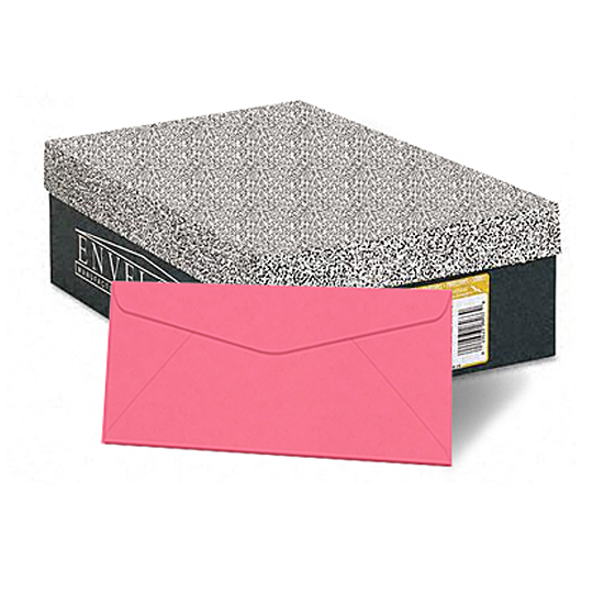 Wausau Paper® Astrobrights® Pulsar Pink 60 lb. No. 10 Envelope 500 per Box
