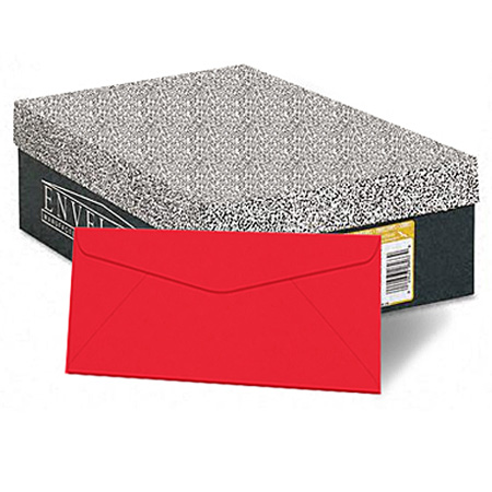 Neenah Paper® Astrobrights Rocket Red Smooth 60 lb. Text No. 10 Envelopes 500 per Box