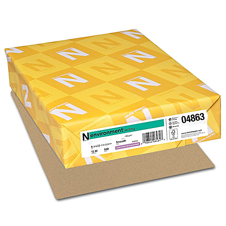 Neenah Paper® Environment Recycled Desert Storm 80 lb. Text 8.5x11 in. 500 Sheets