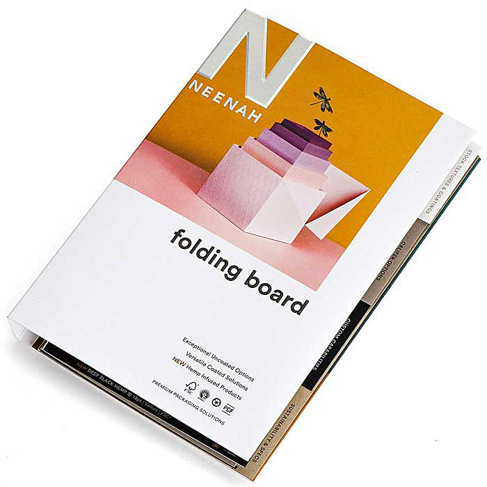 Neenah Paper® Folding Board Natural White Felt 16 pt. 100 lb. 28x40 in. 200 Sheets per Carton