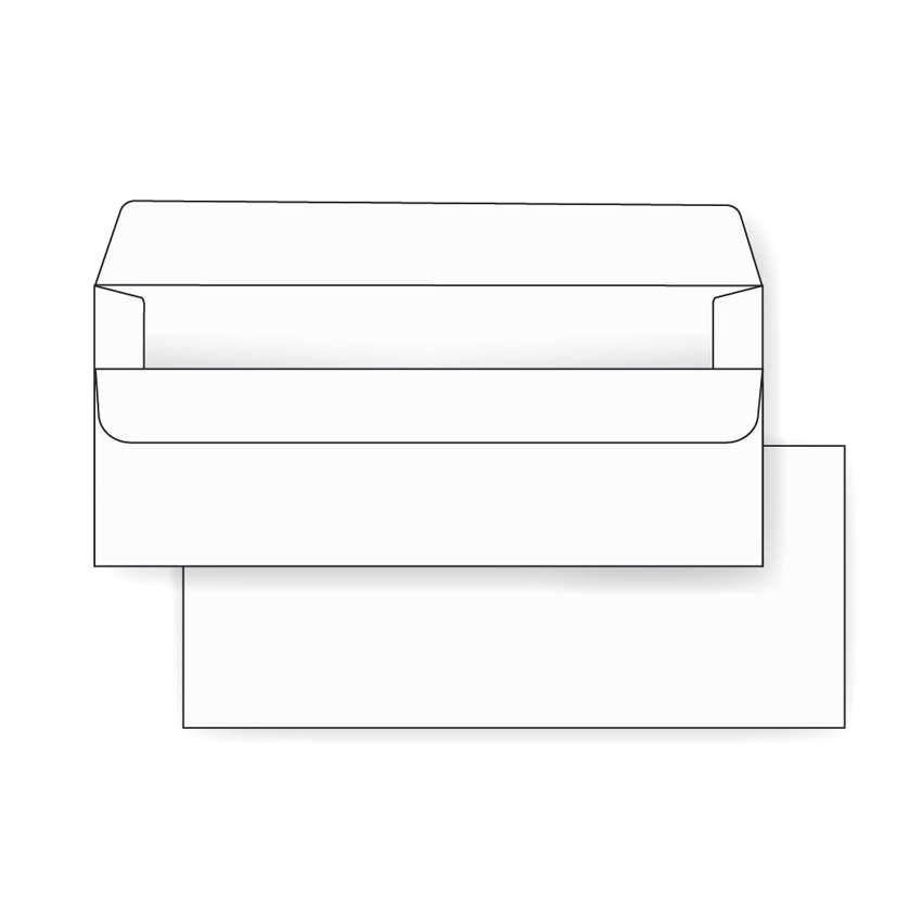 Printmaster® White Wove 24 lb. No. 10 Regular Simple Seal® Envelopes Hard Box 500