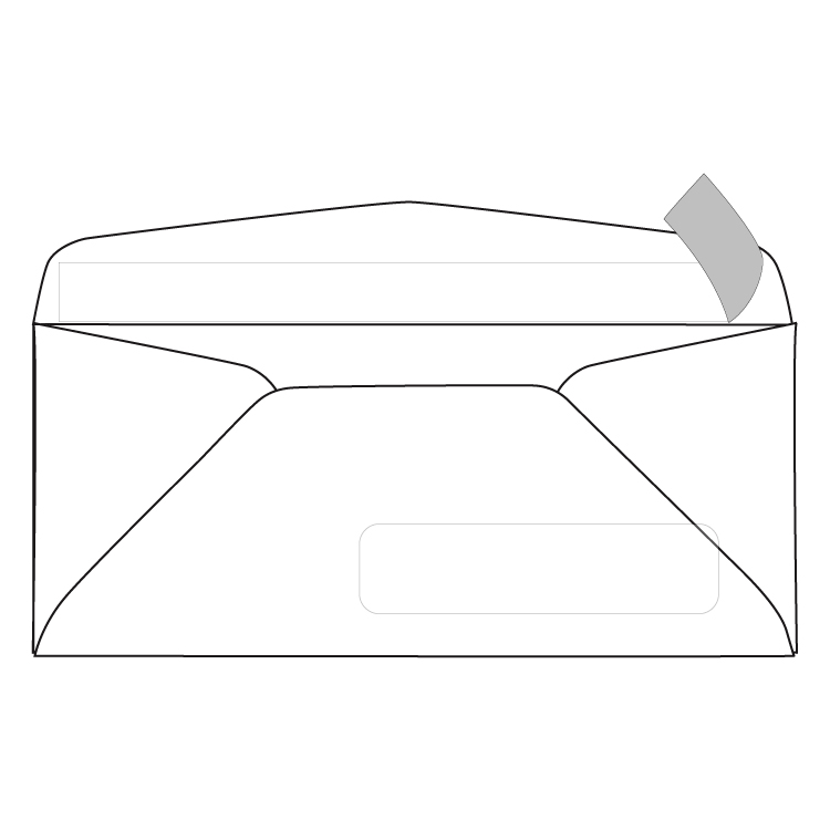 Premium® 24 lb. White Wove No. 10 Peel to Seal Digital Window Envelopes 500 per Box