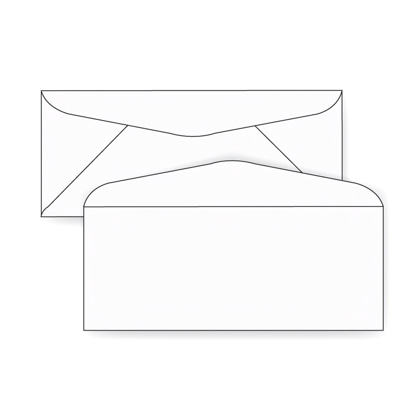 JetWove® #7 Regular 24 lb. White Wove Envelopes 3.75 x 6.75 in. 500 per Box