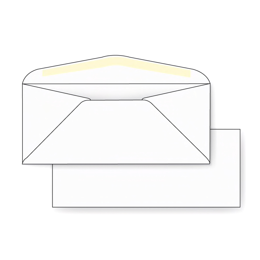 Cougar Opaque® White 60 lb. Vellum Text No. 10 Envelopes 98 Brightness 500 per Box