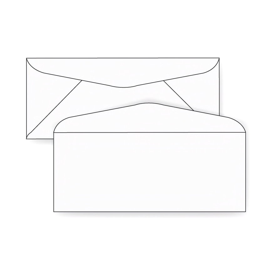 PrintMaster® White Wove 28 lb. Standard No. 10 Regular Envelopes 500 per Box