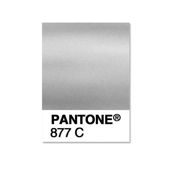 Superior® Printing Inks Precision Pantone® PMS-877 Metallic Silver - 2 lb. Can - Pantone® Metallic 877 Silver