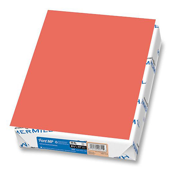 Paperline® Salmon Smooth 20# Colored Copy Paper 8.5x11 in. 500 Sheets per Ream