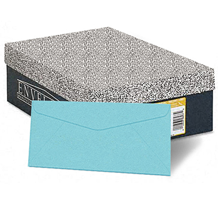 Premium® Opaque Blue Wove 60 lb. Offset No. 9 Regular Envelopes 500 per Box