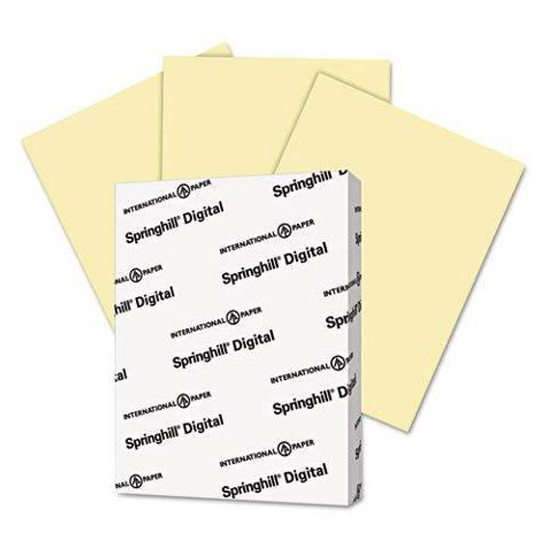 Springhill® Digital Index Canary 110 lb. Card Stock 8.5x11 in. 250 Sheets per Ream