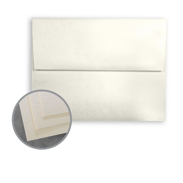 Fox River® Paper STARWHITE Flash Pearl Stipple Finish 80 lb. Text A-6 Envelope 250 per Box