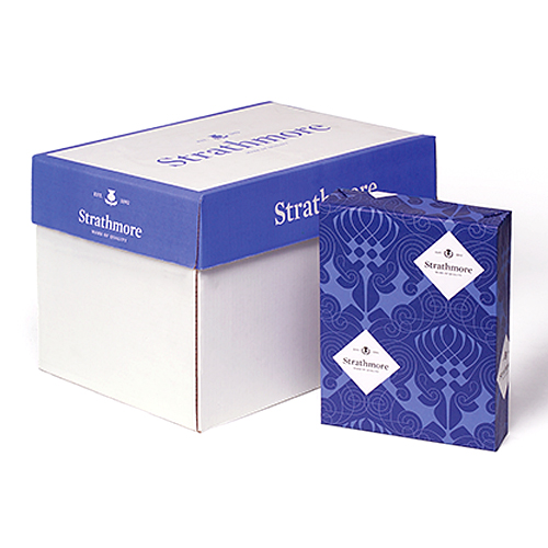 Strathmore® Writing Bright White Wove 88 lb. Cover Bristol 17.5 x 11.5 in. 575 Sheets Bulk Pack