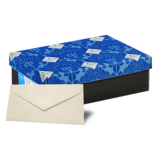 Mohawk® Strathmore Writing Natural White Laid 24 lb. Monarch Envelopes 500 Box - FREE SHIPPING!