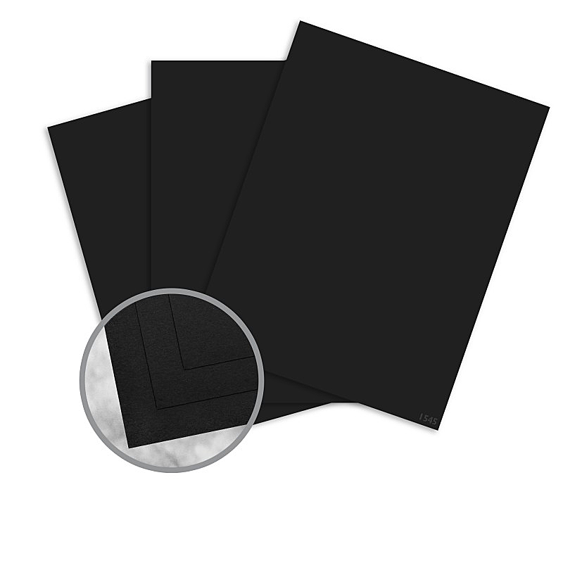 Strathmore® Premium Wove Midnight Black 17x11 in. 70 lb. Wove Text FSC 30% Recycled 600 Sheets Bulk Packed