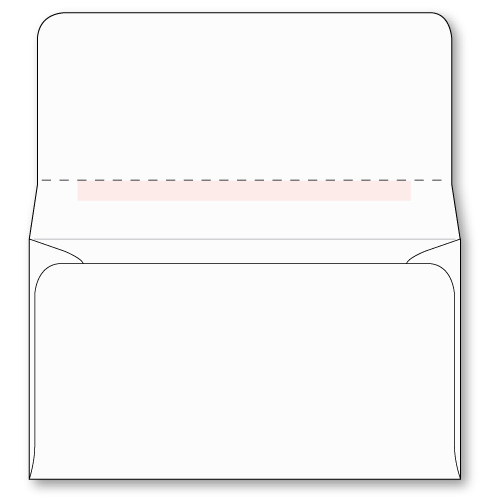 PrintMaster® 6-3/4 Hitch Hiker Two-Way Remit 24 lb. White Wove Extended Flap Envelope 8.375 x 6.5 in. 500 per Box