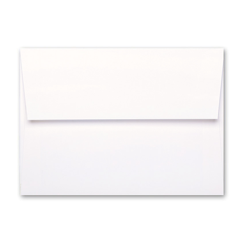 Accent Opaque® Smooth White 60 lb. Text 97 Brightness A-2 OSSS Insertable Announcement Envelopes 250 per Box - INSERTABLE DESIGN