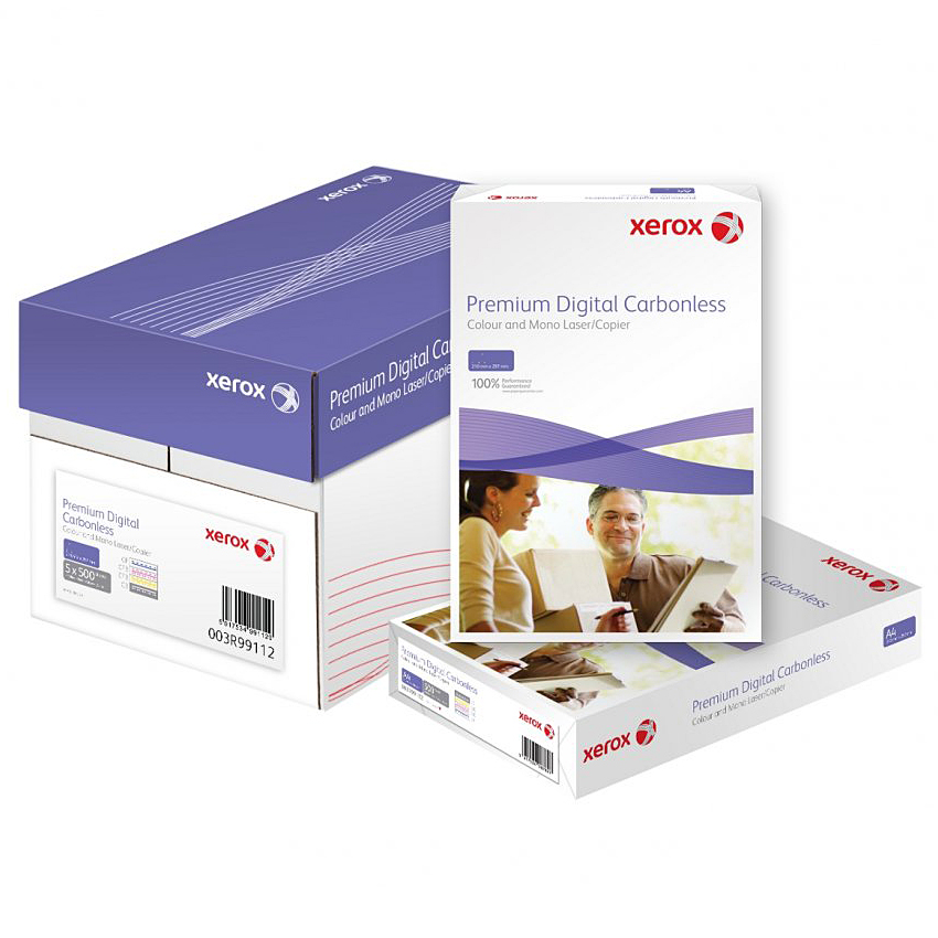 Xerox® Revolution Premium Digital White Single Carbonless CFB Paper 8.5x11 in. 500 Sheets - Buy 10 reams get FREE Shipping!