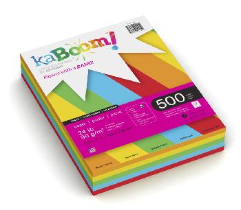 kaBoom!® Colored Printer Paper Orchid Outburst 20 lb. 13M 75gsm Multipurpose Paper 8.5x14 in. 500 Sheets per Ream