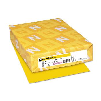 Neenah Paper® Astrobrights™ Solar Yellow 60 lb. Smooth 8.5x11 in. 500 Sheet per Ream