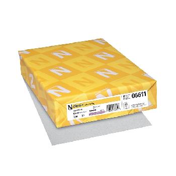 Neenah Paper® CLASSIC LAID Silverstone Laid 24 lb. Writing 8.5x11 in. 500 Sheets per Ream