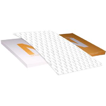 Bright White Lines Card Stock - 8 1/2 x 11 in 80 lb Cover Super Smooth 30%  Recycled