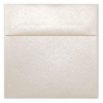 Shine® CHAMPAGNE Shimmer Metallic 80 lb. 6-1/2 Square Envelopes 6.5 x 6.5 in. 50 PK