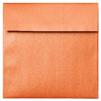 Stardream® Metallics FLAME Smooth 81 lb. Text 8.5 x 8.5 in. Square Envelopes 50 per Pack