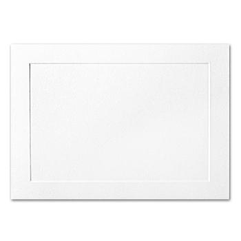 Williamhouse® Bright White Vellum 100 lb 6 Bar Panel Folders 6.25 x 9.25 in. 250 per Box