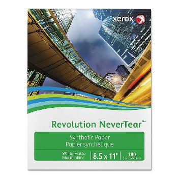 Xerox® Revolution NeverTear™ White 5 Mil Synthetic Matte Paper 11x17 in. 100 Sheet Pack
