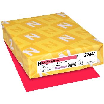 Neenah® Astrobrights Paper Rocket Red Smooth 65 lb. Cover 8.5x11 in. 250 Sheets