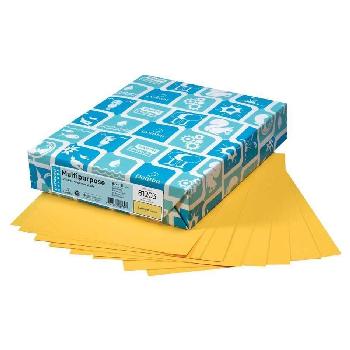 Domtar Earthchoice® Goldenrod Vellum 60 lb. Text 30% Recycled MP Copy Paper 11x17 in. 500 Sheets per Ream