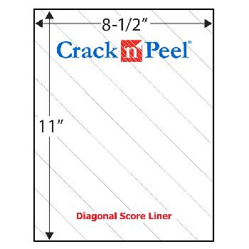 Fasson® Crack n Peel Soft Cream 60 lb. Premium Uncoated Pressure Sensitive Permanent Adhesive 100 Sheets per Pack