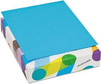 Mohawk Paper® BriteHue® Blue 60 lb. Vellum Text 8.5x11 in. 500 Sheets per Ream