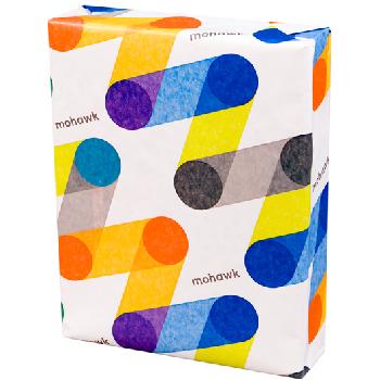 Mohawk® VIA Linen Pure White 100 lb. Linen Cover 8.5x11 in. 250 Sheets per Ream