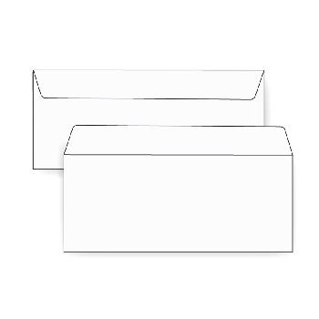 PrintMaster® 24 lb. White Wove No. 10 Black Tinted Simple Seal Regular Envelopes 500 per Box