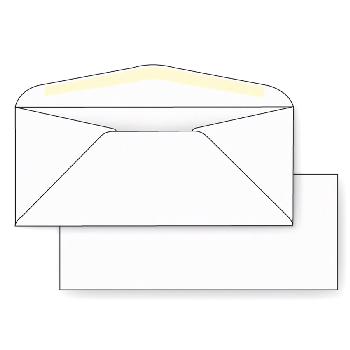 PrintMaster® 24 lb. White Wove No. 10 Envelopes OSDS Black Security Tint 500 per Box