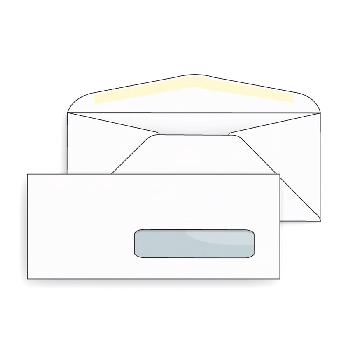 PrintMaster® White Wove 24 lb. No. 10 Right Hand Window Envelopes 500 Hard Box