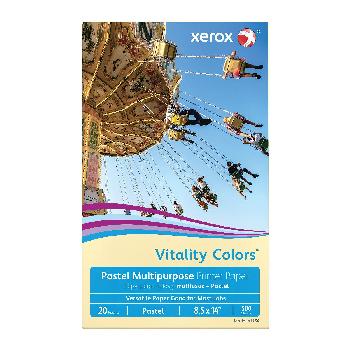 Xerox® Vitality Colors™ Pastels Ivory 20 lb. Smooth 8.5x14 in. Multipurpose Printer Copy Paper 500 Sheets per Ream